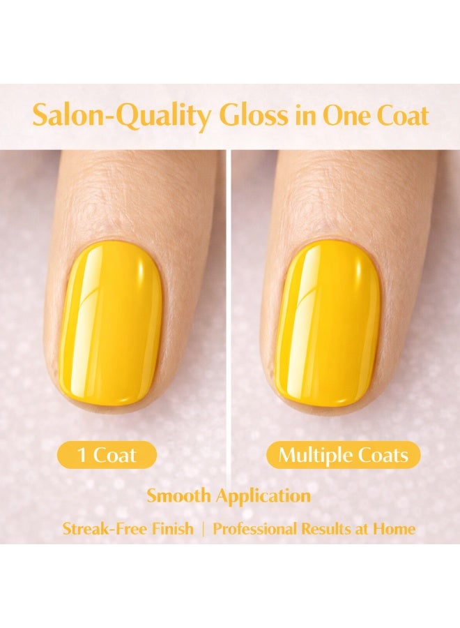 Brunson Classic Nail Polish 18ml Fast Dry Nail Lacquer Nail Harderner Normal Polish Glossy Gel Effect Quick Air Dry Long-Lasting Natural Nail Enamel Salon Quality Manicure Pedicure Regular Polish - Image 5